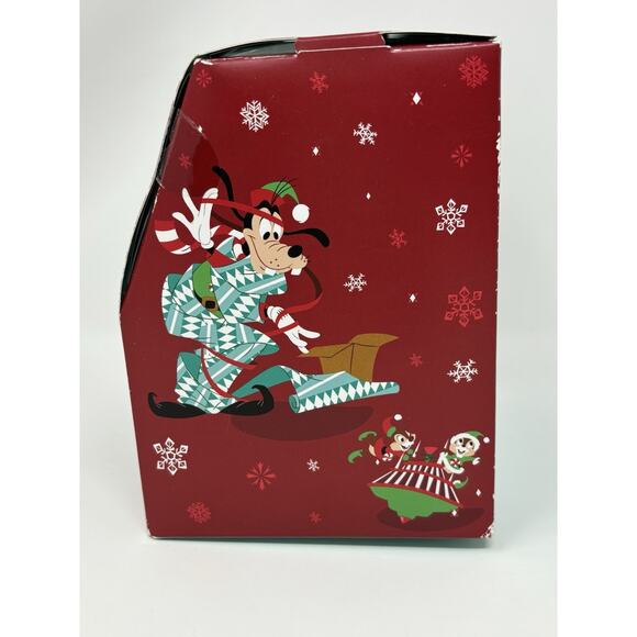 2020 Disney Store Mickey Mouse Minnie Mouse Glass Drop Ornament Mistletoe New - Picture 3 of 6